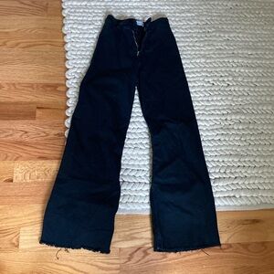 Black Zara marine straight jeans - size 2